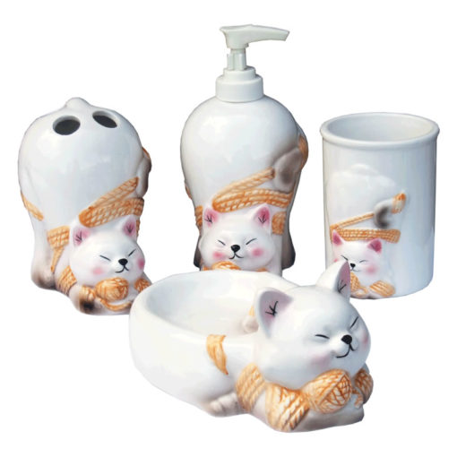 cat bath set