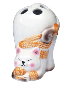 cat toothbrush holder