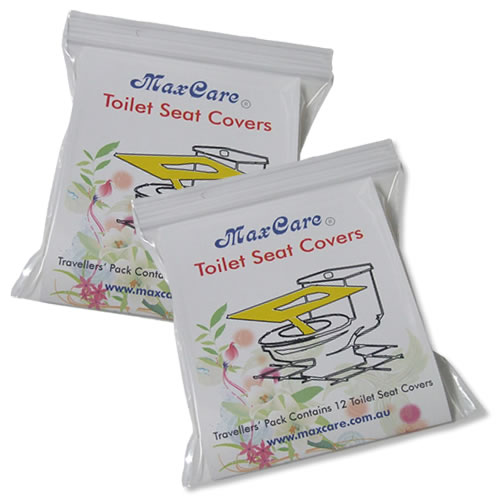 maxcare toilet seat covers 2 pck