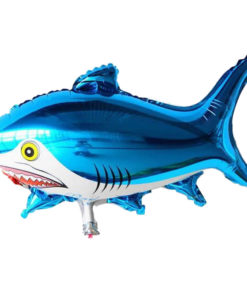 foil balloon blue shark