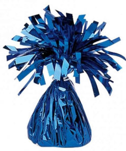 foil balloon weights blue