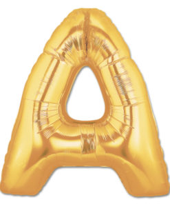 jumbo foil balloon gold letter a