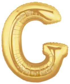 jumbo foil balloon gold letter g