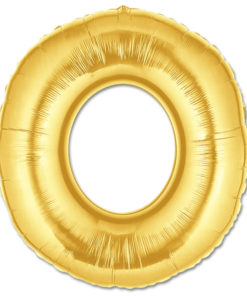 jumbo foil balloon gold letter o
