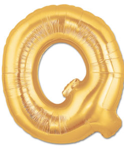 jumbo foil balloon gold letter q