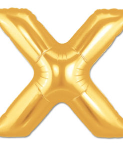 jumbo foil balloon gold letter x