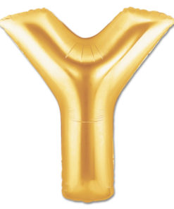 jumbo foil balloon gold letter y