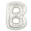 jumbo foil balloon silver letter b