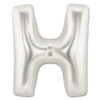 jumbo foil balloon silver letter h