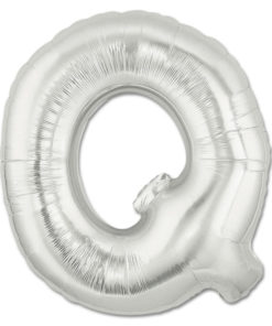 jumbo foil balloon silver letter q