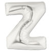 jumbo foil balloon silver letter z