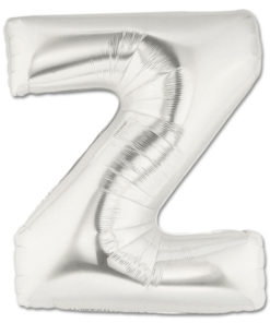jumbo foil balloon silver letter z