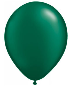 latex ballon dark green