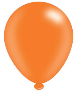 latex ballon orange
