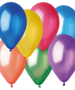 metallic balloons assorted 50 pack