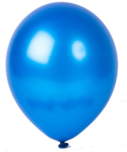 metallic balloons blue 1