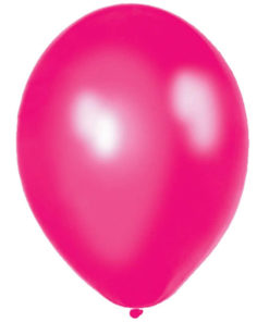 metallic balloons fuchsia