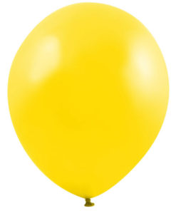 metallic balloons yellow